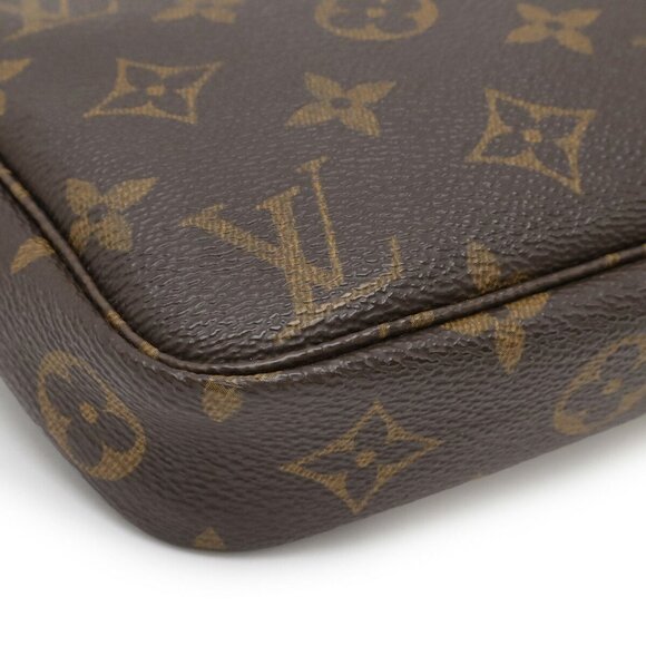 LOUIS VUITTON Brown Monogram Pochette Pouch - Picture 4 of 8